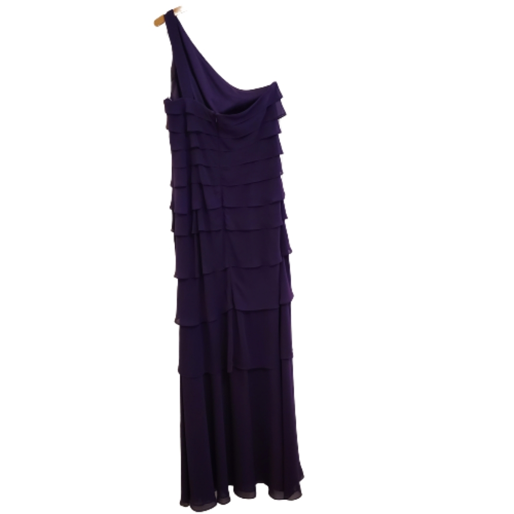 NEW Davids Bridal One Shoulder Formal Dress
